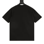 Gucci Double-Image Letter Embroidery Short-Sleeve Top