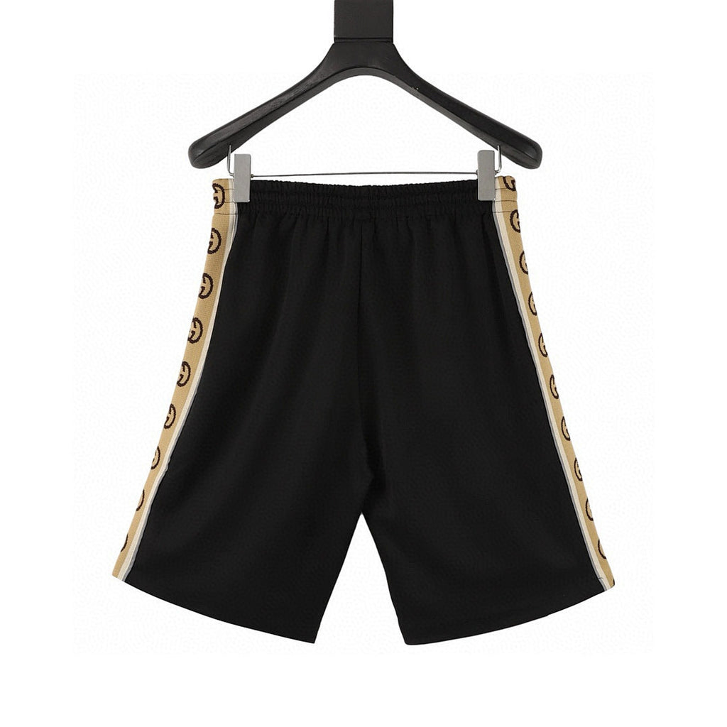 Gucci Shorts with Side Double-G Reflective Webbing