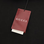 Gucci Double-Image Letter Embroidery Short-Sleeve Top
