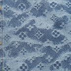 Louis Vuitton Cloud Monogram Jacquard Denim Short-Sleeve Shirt