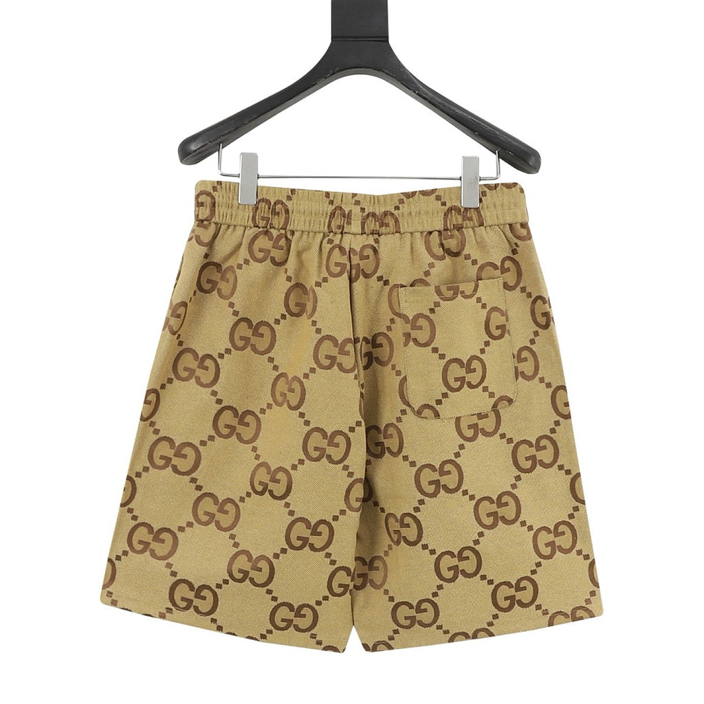 Gucci All-Over Large Double G Print Shorts