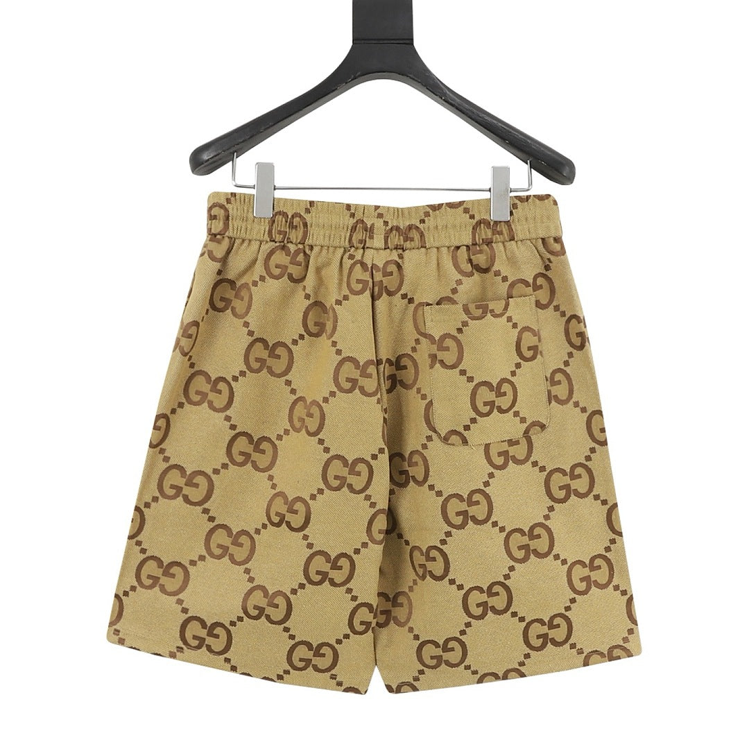 Gucci All-Over Large Double G Print Shorts