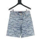 Louis Vuitton Cloud Monogram Jacquard Denim Shorts