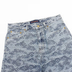 Louis Vuitton Cloud Monogram Jacquard Denim Shorts