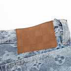 Louis Vuitton Cloud Monogram Jacquard Denim Shorts