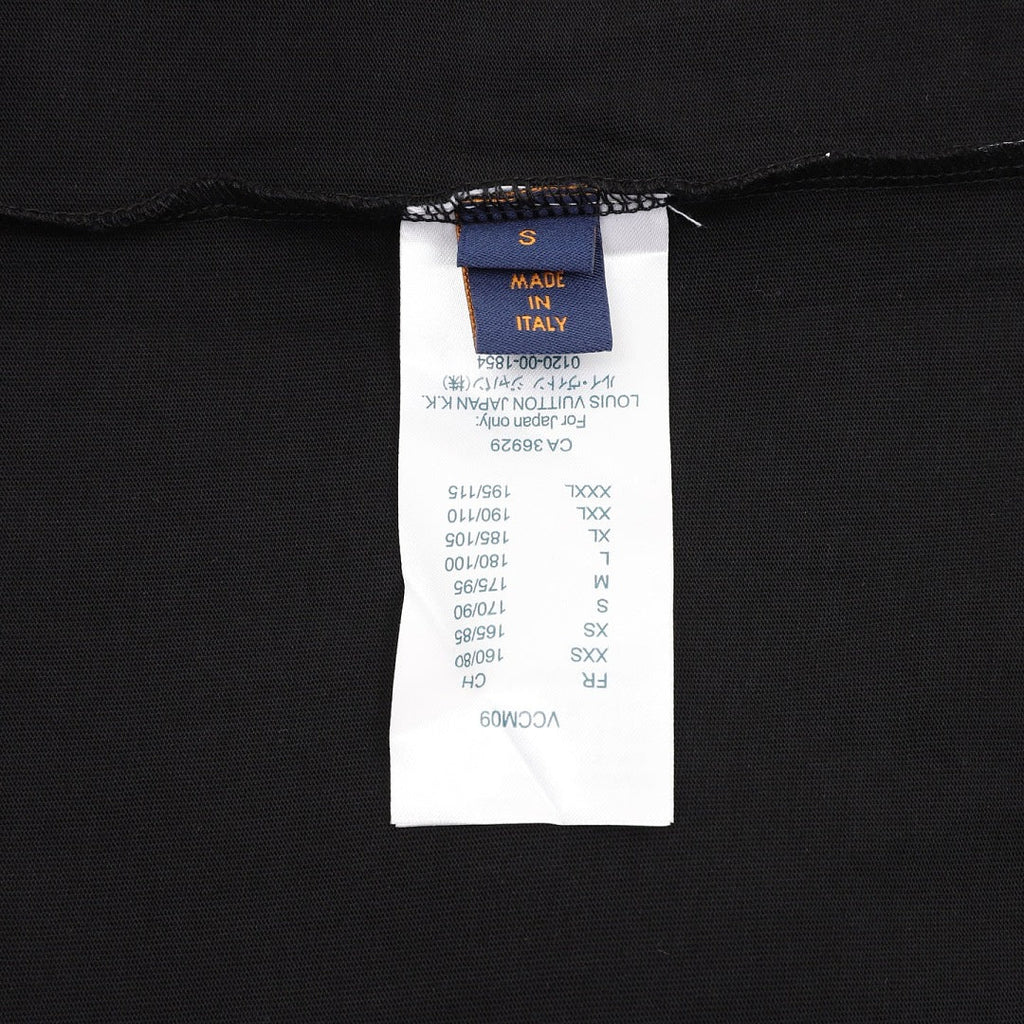 Louis Vuitton Short-Sleeve T-Shirt with Embroidered Leather Logo