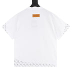 Louis Vuitton Short-Sleeve T-Shirt with Embroidered Leather Logo