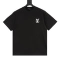 Louis Vuitton Short-Sleeve T-Shirt with Star-Motif and Embroidered LV Logo