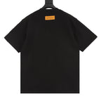 Louis Vuitton Short-Sleeve T-Shirt with Star-Motif and Embroidered LV Logo