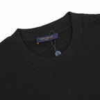 Louis Vuitton Short-Sleeve T-Shirt with Star-Motif and Embroidered LV Logo