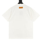 Louis Vuitton Short-Sleeve T-Shirt with Star-Motif and Embroidered LV Logo
