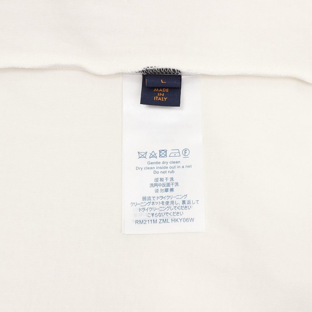 Louis Vuitton Short-Sleeve T-Shirt with Star-Motif and Embroidered LV Logo