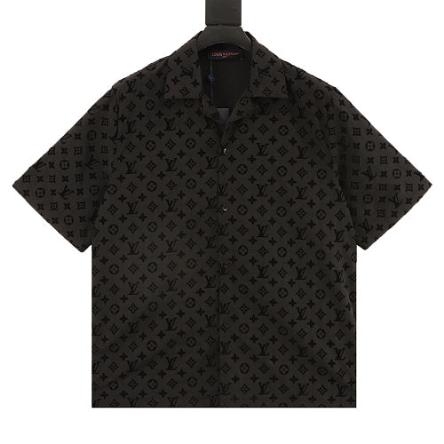 Louis Vuitton New Mulberry Silk Short-Sleeve Top