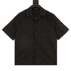 Louis Vuitton New Mulberry Silk Short-Sleeve Top