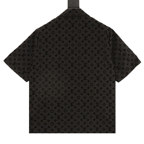 Louis Vuitton New Mulberry Silk Short-Sleeve Top