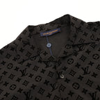 Louis Vuitton New Mulberry Silk Short-Sleeve Top