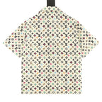 Louis Vuitton Printed Mulberry Silk Short-Sleeve Shirt