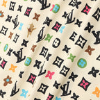 Louis Vuitton Printed Mulberry Silk Short-Sleeve Shirt