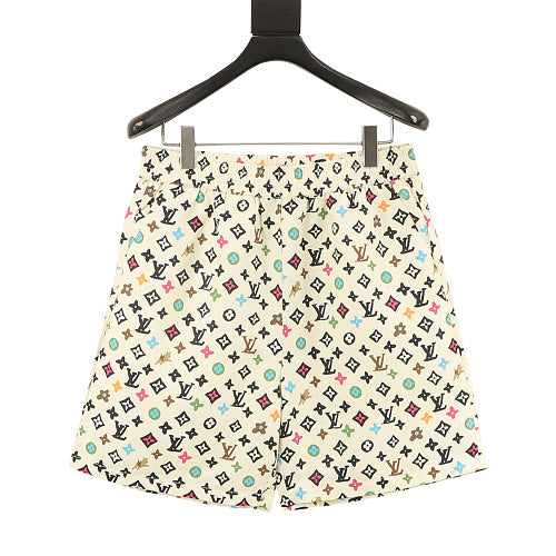 Louis Vuitton Printed Mulberry Silk Shorts
