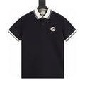 Gucci Short-Sleeve Polo with Embroidered Double G Emblem on the Chest