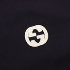 Gucci Short-Sleeve Polo with Embroidered Double G Emblem on the Chest