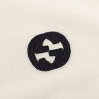 Gucci Short-Sleeve Polo with Embroidered Double G Emblem on the Chest