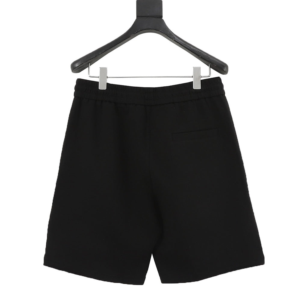 Louis Vuitton Shorts with Blue Side Webbing and Embroidered LV Letters
