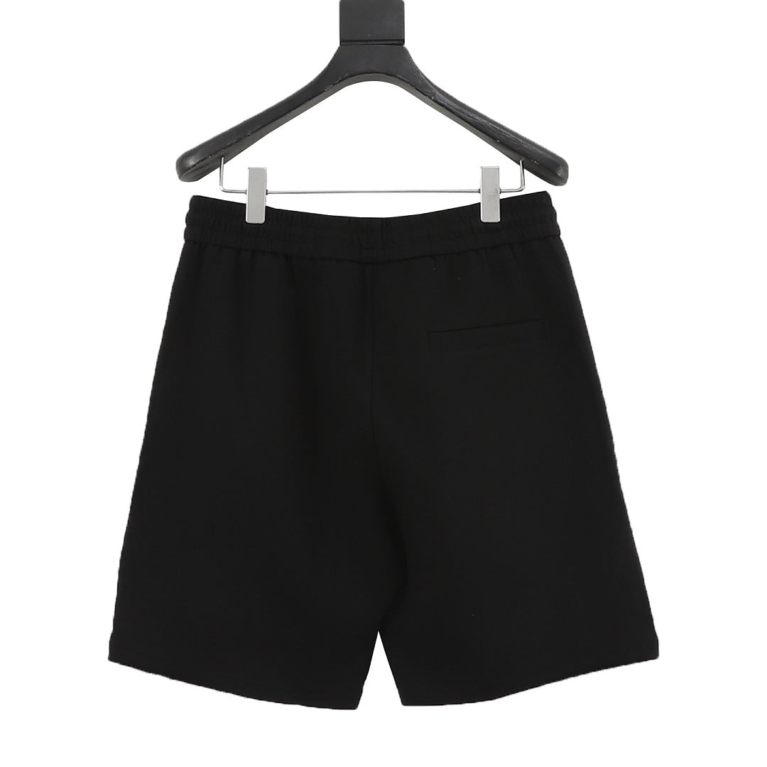 Louis Vuitton Shorts with Blue Side Webbing and Embroidered LV Letters