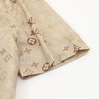 Louis Vuitton Khaki All-Over Print Shirt