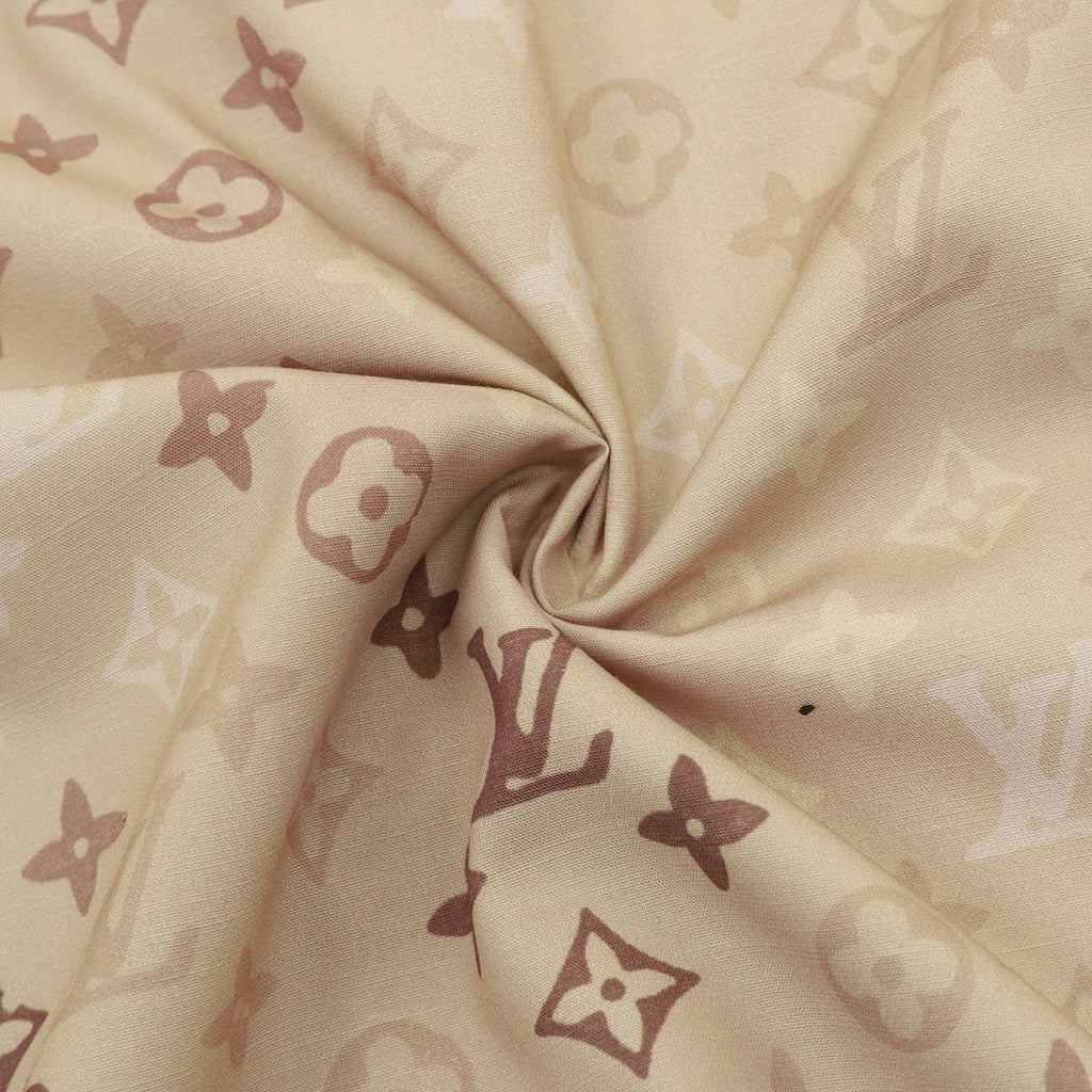 Louis Vuitton Khaki All-Over Print Shirt