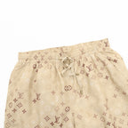 Louis Vuitton Khaki All-Over Print Shorts