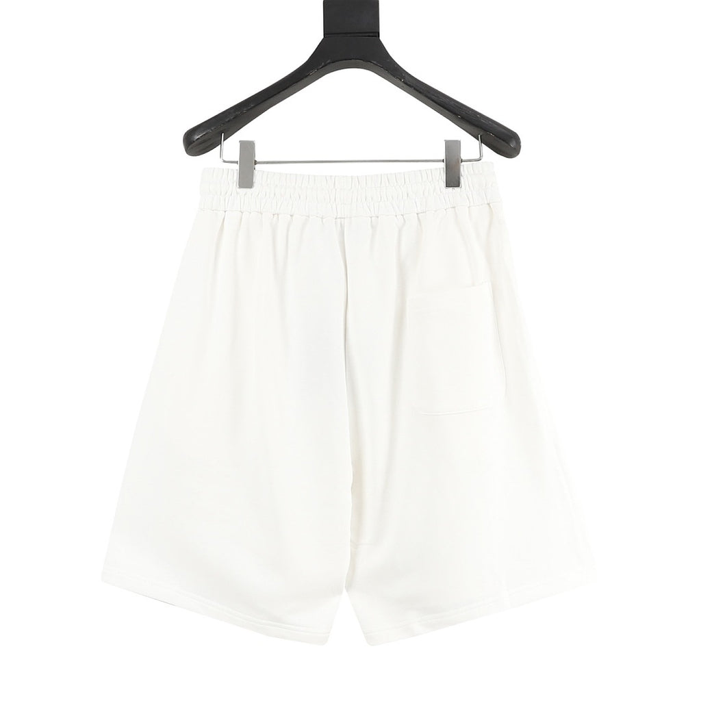 Louis Vuitton Blue Logo-Embroidered Shorts