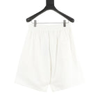 Louis Vuitton Blue Logo-Embroidered Shorts
