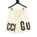 Gucci Large-Letter Drawstring Shorts