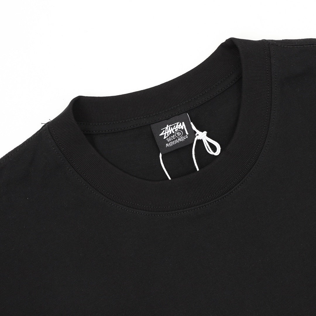 Stussy Loose-Fit All-Over Skull Print T-Shirt