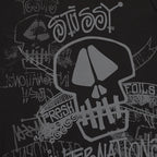 Stussy Loose-Fit All-Over Skull Print T-Shirt