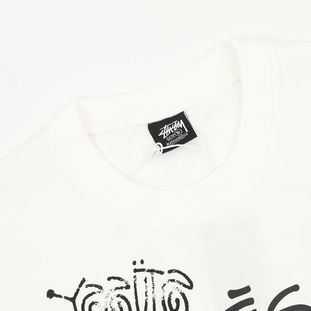 Stussy Loose-Fit All-Over Skull Print T-Shirt