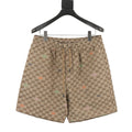 Gucci All-Over Colorful Label Jacquard Shorts