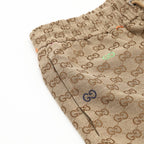 Gucci All-Over Colorful Label Jacquard Shorts