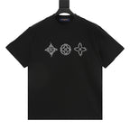 Louis Vuitton Monogram Flower & Bead Embroidered Short-Sleeve Shirt