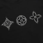 Louis Vuitton Monogram Flower & Bead Embroidered Short-Sleeve Shirt
