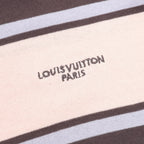 Louis Vuitton Short-Sleeved Knit Top with Color-Block Striped Panels