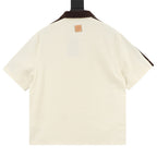 Louis Vuitton Shoulder-Striped Embroidered Shirt