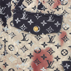 Louis Vuitton All-Over Print Washed Denim Shorts