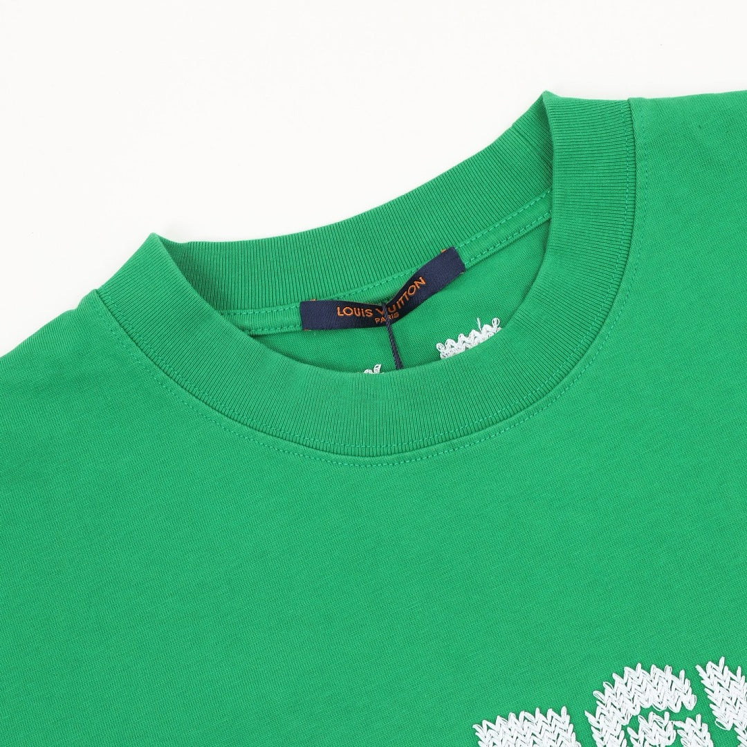 Louis Vuitton Embroidered Short-Sleeve Top