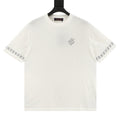 Louis Vuitton Letter Jacquard Knit T-Shirt with Cuff Detail