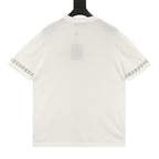 Louis Vuitton Letter Jacquard Knit T-Shirt with Cuff Detail