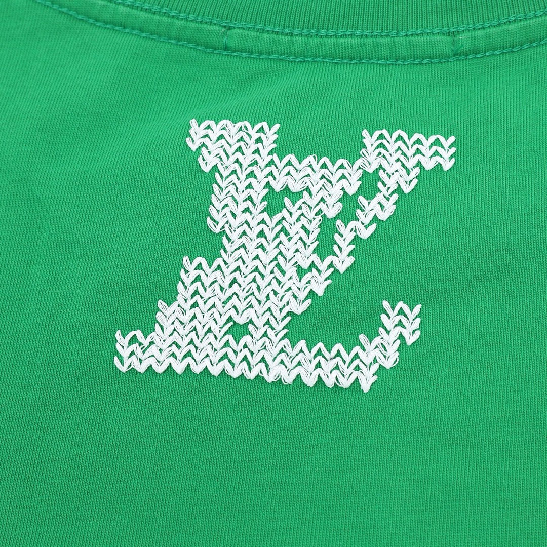 Louis Vuitton Embroidered Short-Sleeve Top