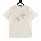 Louis Vuitton Rope-Embroidered Knitted T-Shirt