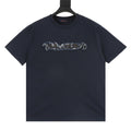 Louis Vuitton Denim Patchwork & Embroidery Short-Sleeve Shirt